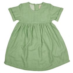 Organics Green Muslin Dress