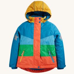 Frugi Snow and Ski Chunky Stripe Coat