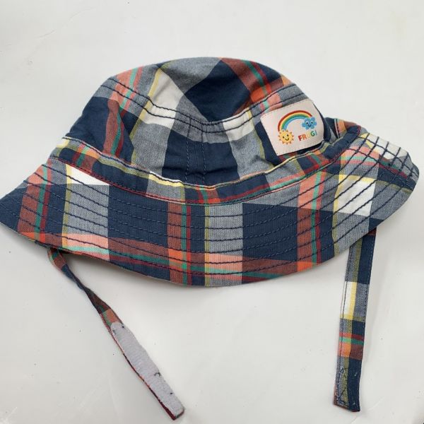 Frugi Dexter Checked Sunhat
