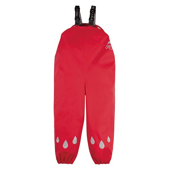Frugi True Red Puddle Trousers
