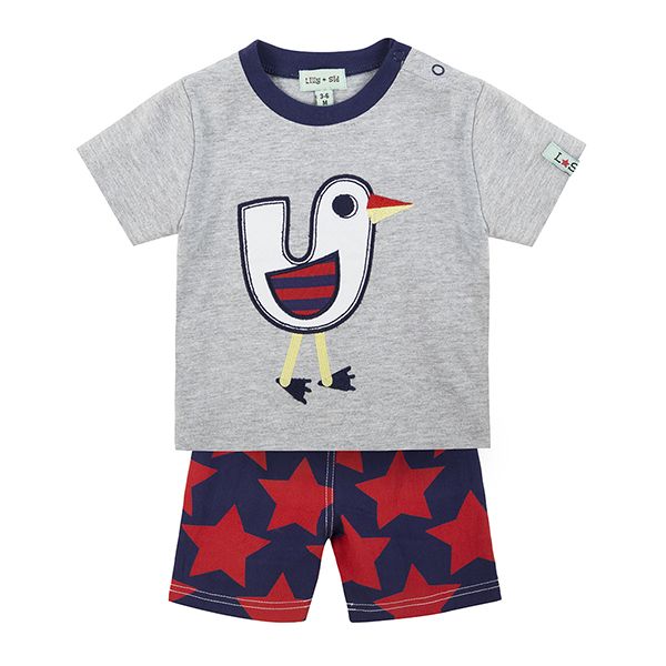 Lilly & Sid Duck Woven Short Set