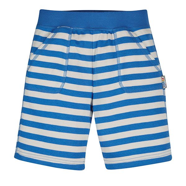Frugi Cobalt Blue Stripe Shorts