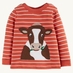Frugi Easy On Cow Top