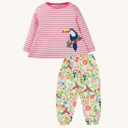 Frugi White Tropic Outfit